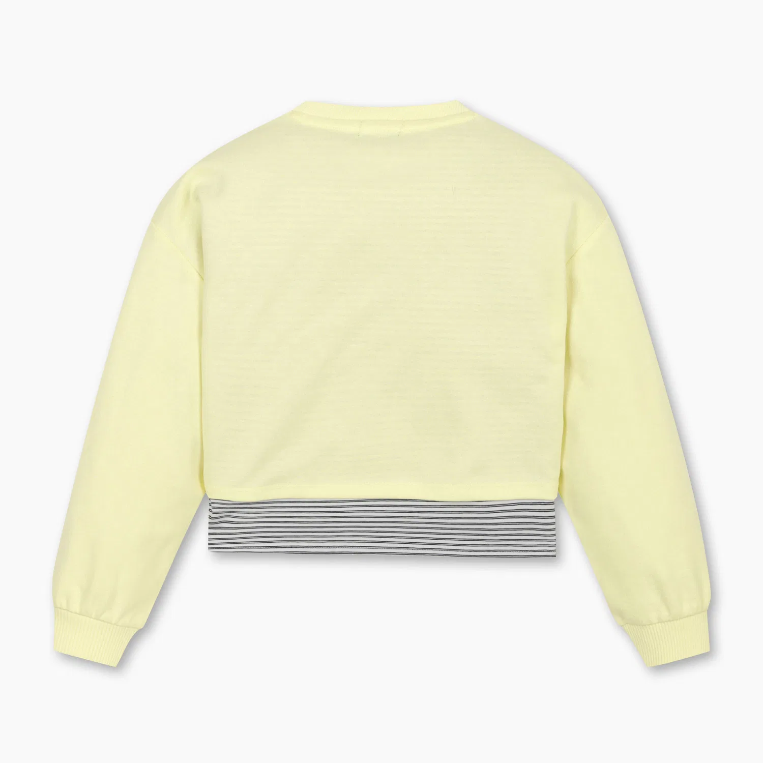 Детский многослойный свитшот Heart Cat лавандовый от Benetton Kids — фото 2