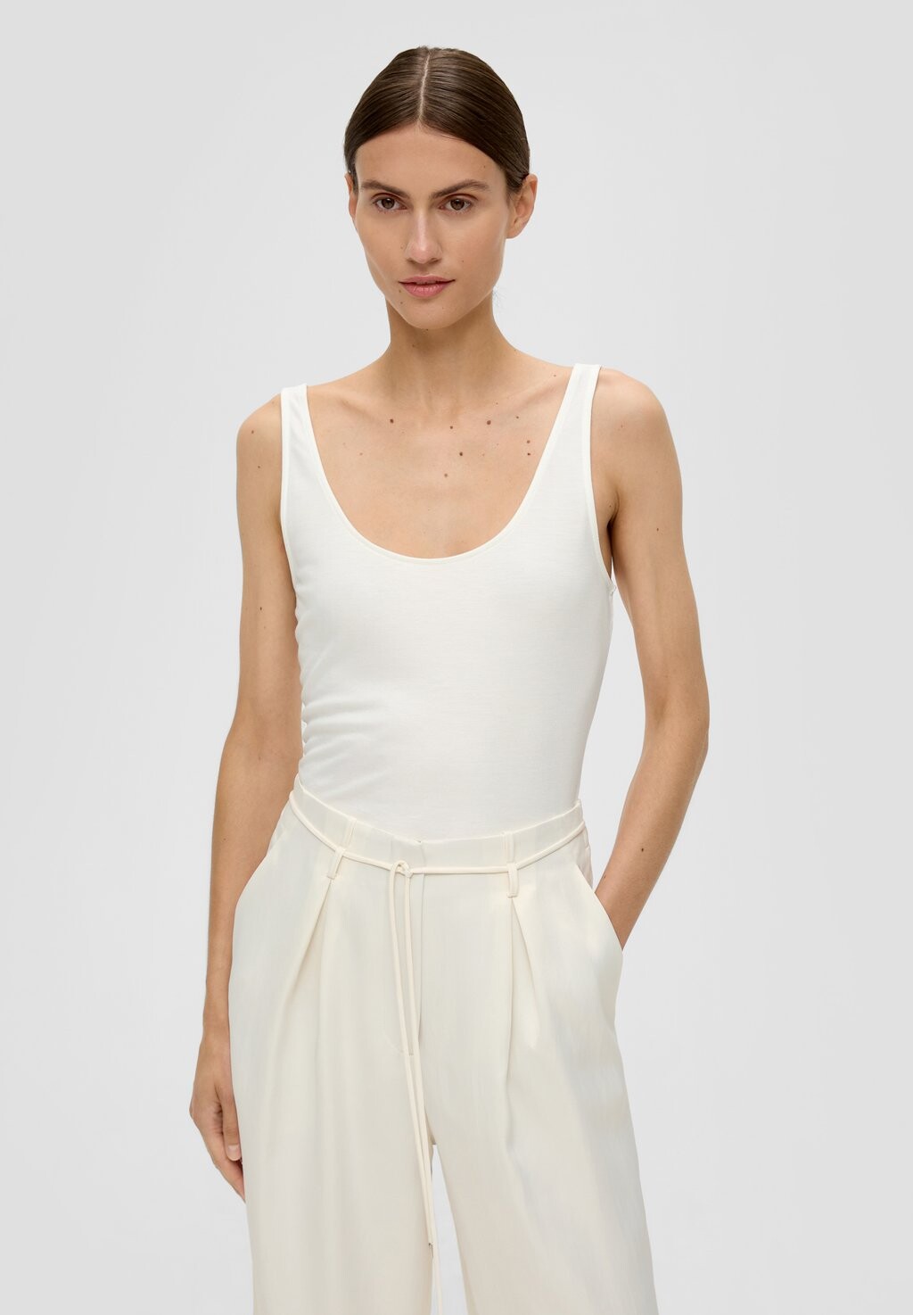 

Топ s.Oliver BLACK LABEL, цвет ecru