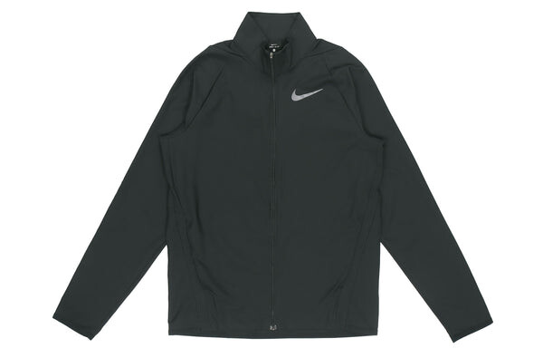 Куртка Men's Nike Running Training Casual Sports Woven Jacket Autumn Black, черный — фото 2