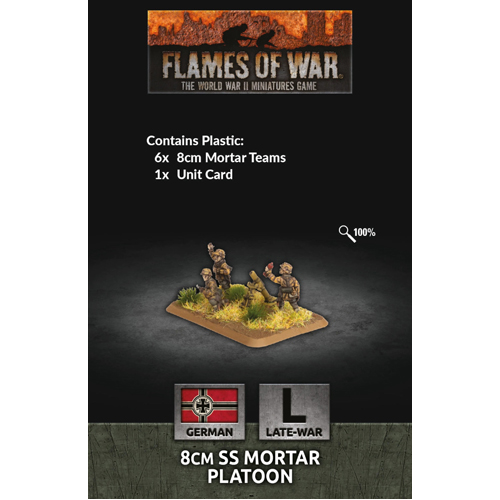 

Фигурки Flames Of War: 8Cm Ss Mortar Platoon (X6 Plastic)