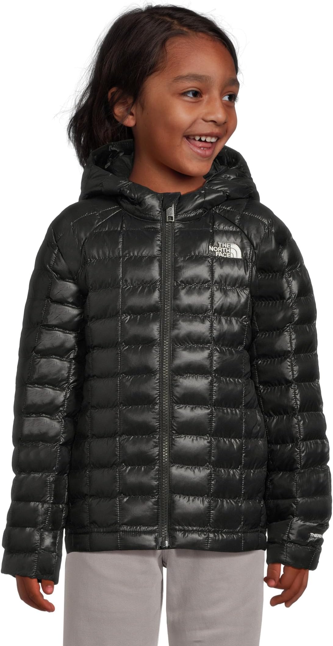 Куртка The North Face Kids ThermoBall Hooded Jacket, черный