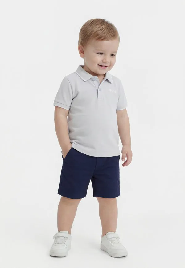 Детская футболка-поло с коротким рукавом Boss Kidswear, Pale Blue