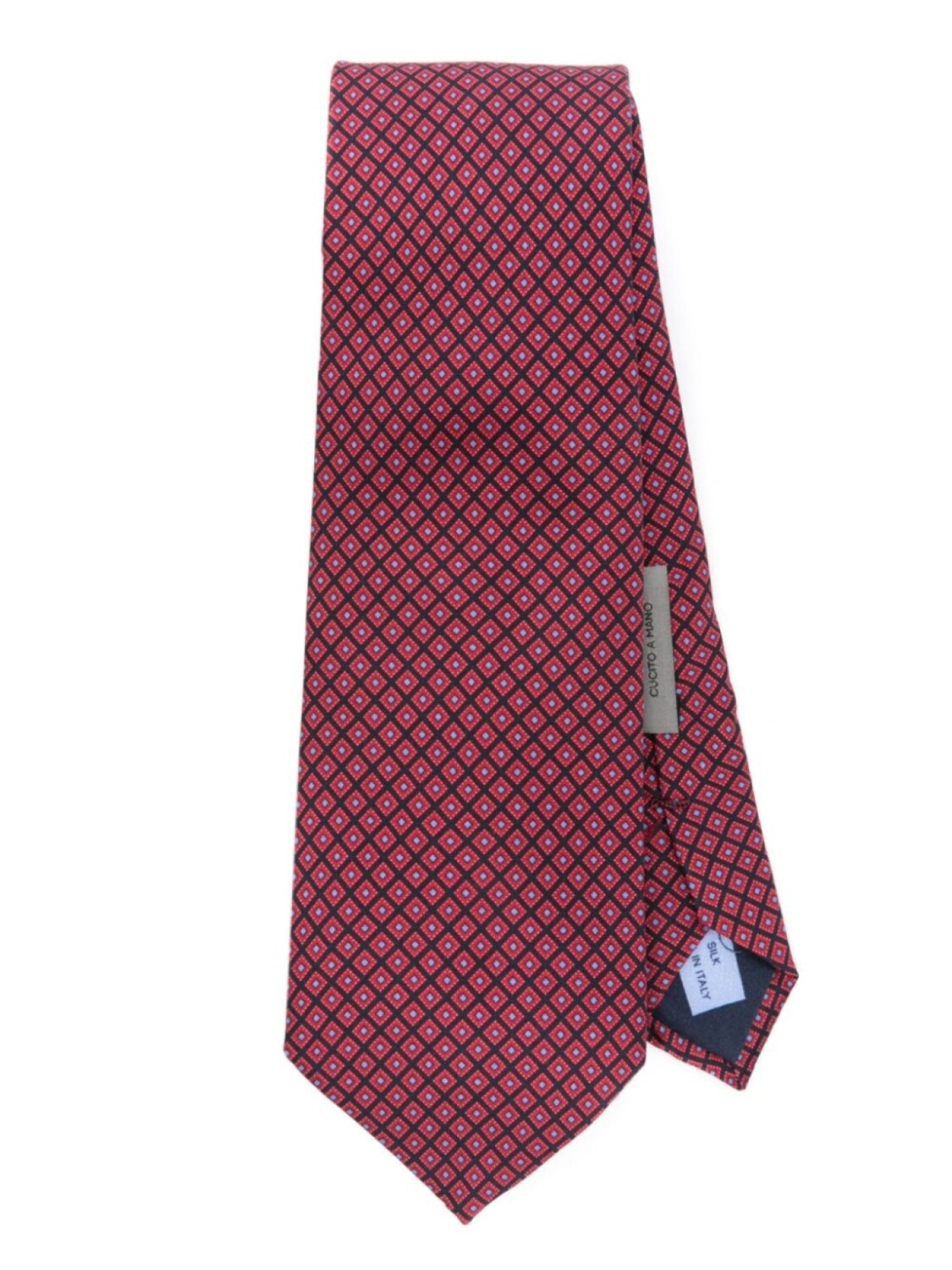 

Шелковый галстук Corneliani, красный