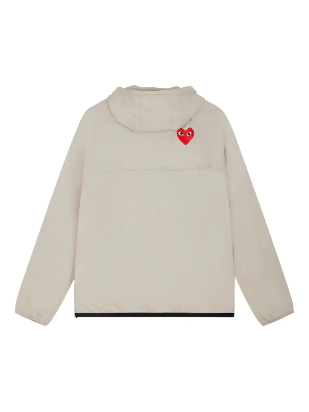 Плащ с логотипом из коллаборации с K-Way Comme Des Garcons Play, белый — фото 2
