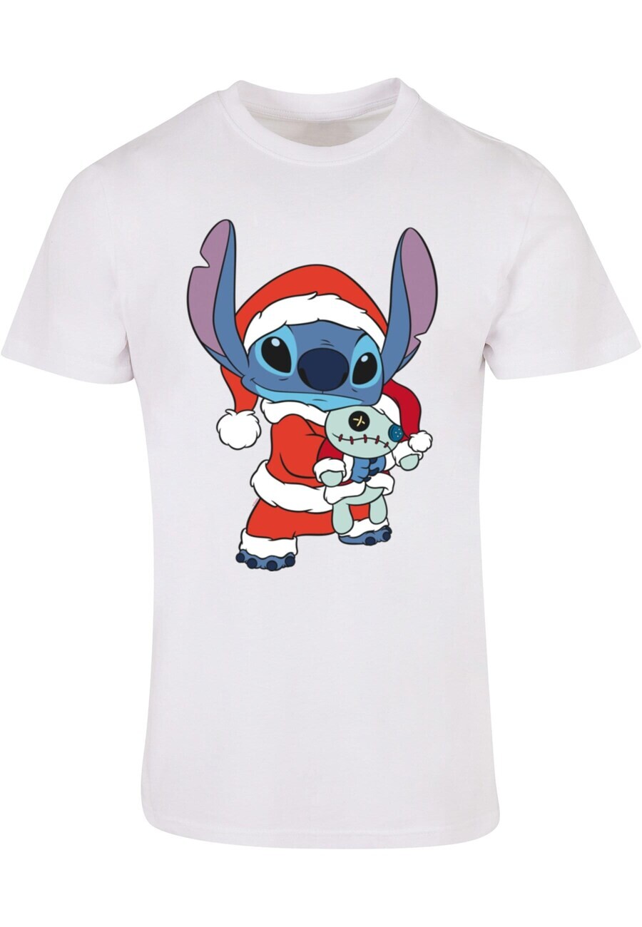 

Классическая футболка ABSOLUTE CULT Shirt Lilo And Stitch - Christmas, белый