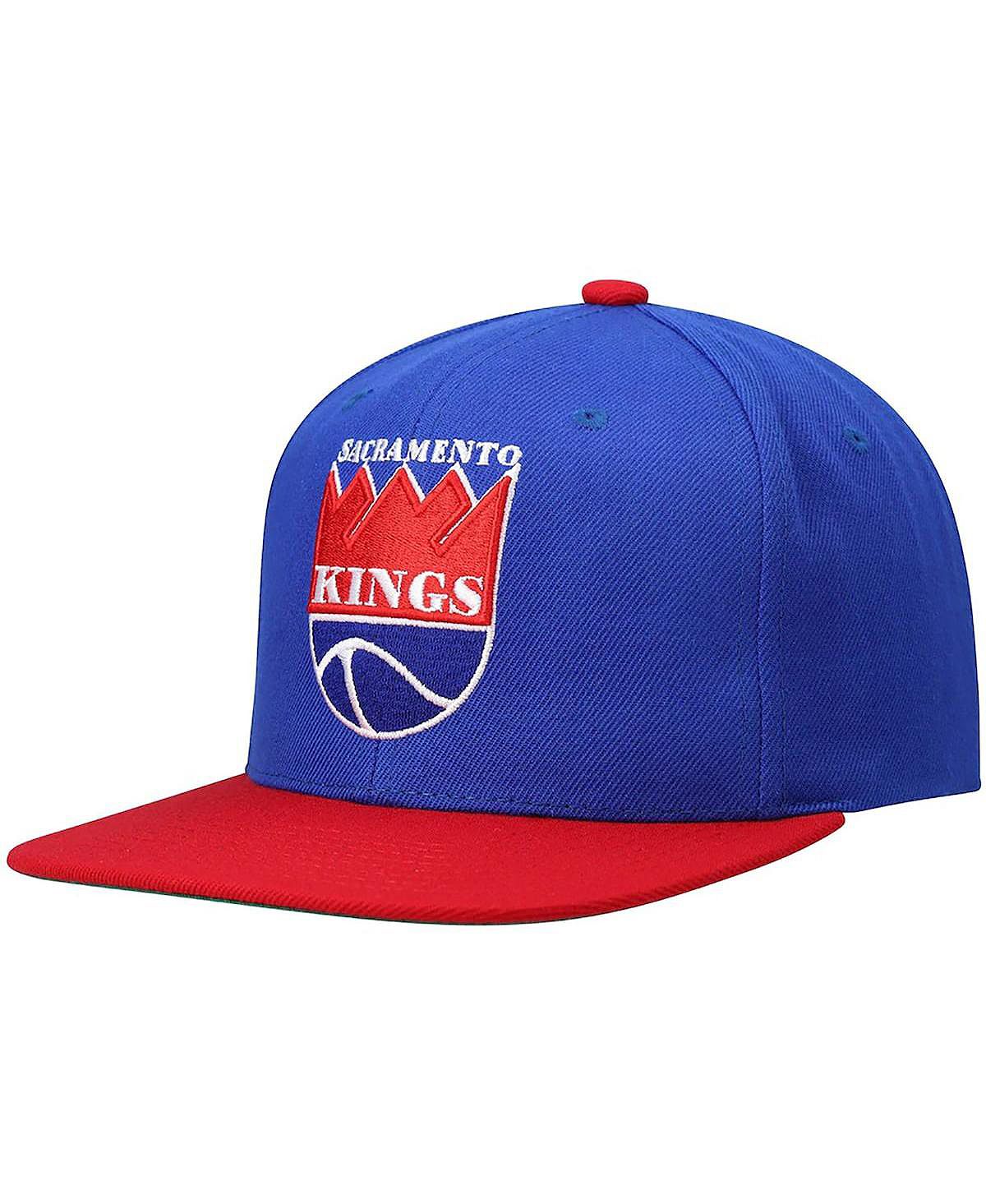 

Мужская сине-красная кепка Sacramento Kings Hardwood Classics Team двухцветная 2.0 Snapback Mitchell & Ness