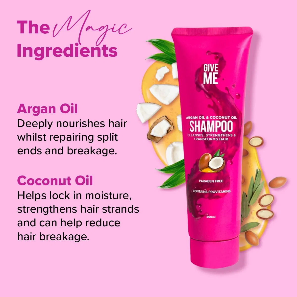 Шампунь для сухих и поврежденных волос от Give Me Cosmetics Give Me, Shampoo. — фото 2