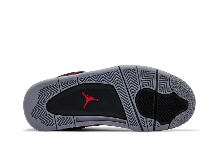 Кроссовки Air Jordan 4 Retro GS 2026, красный — фото 4