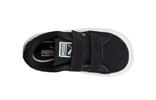Кроссовки suede 2 straps 'black white' Puma, черный — фото 3