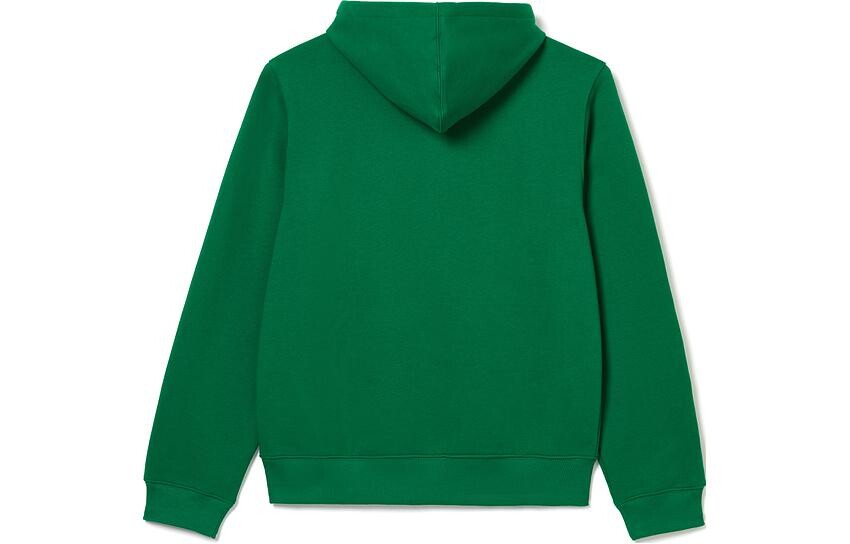 Толстовка мужская темно-зеленая Lacoste, темно-зеленый — фото 2