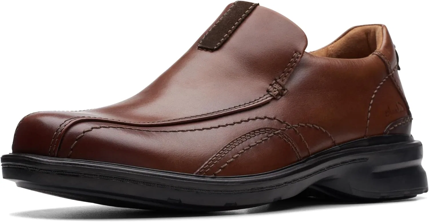 Мужские туфли Clarks Gessler StepOxford, Dark Tan Leather