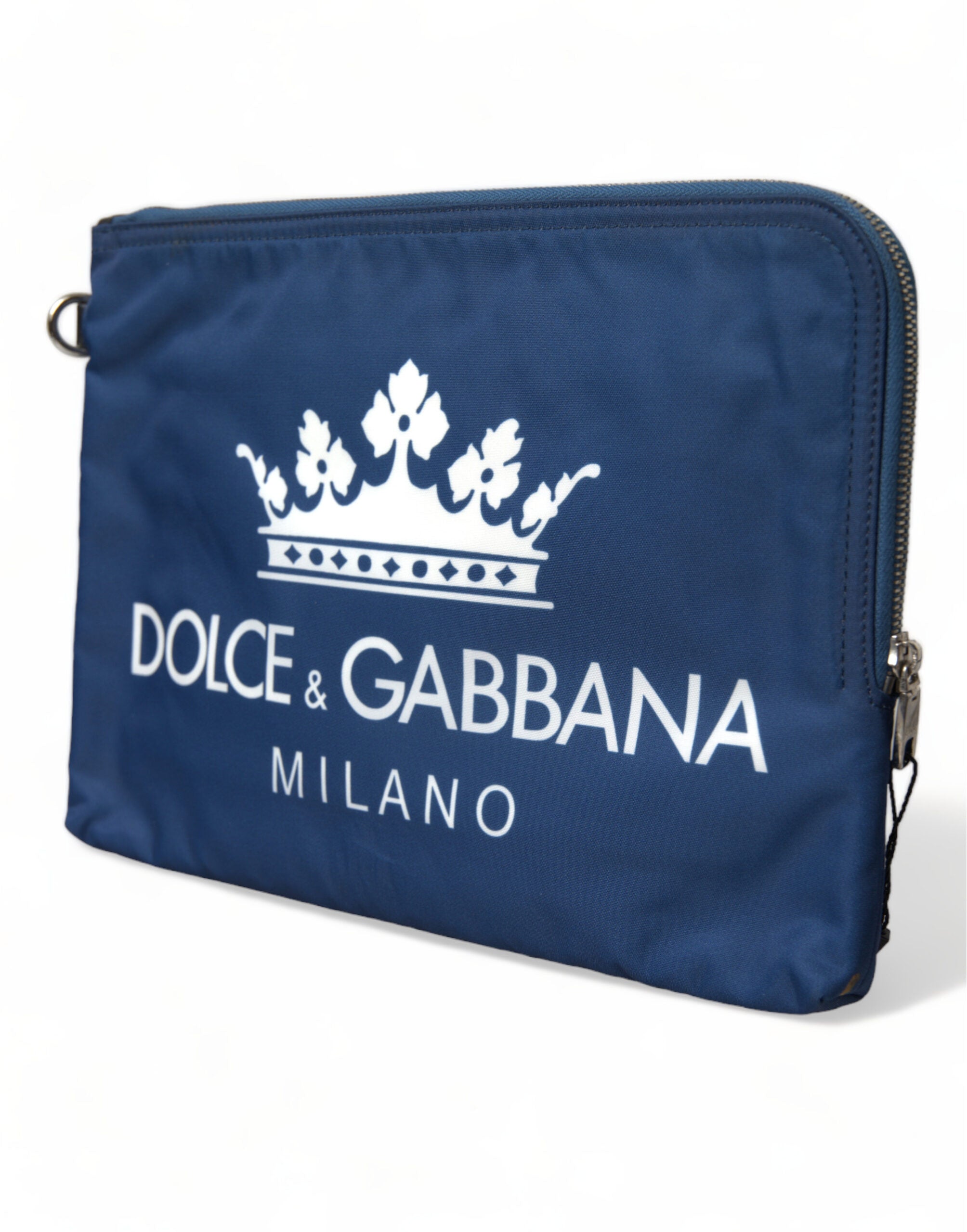 

Мужская нейлоновая сумка-клатч с принтом Dolce & Gabbana DG Milano Мужская сумка, синий