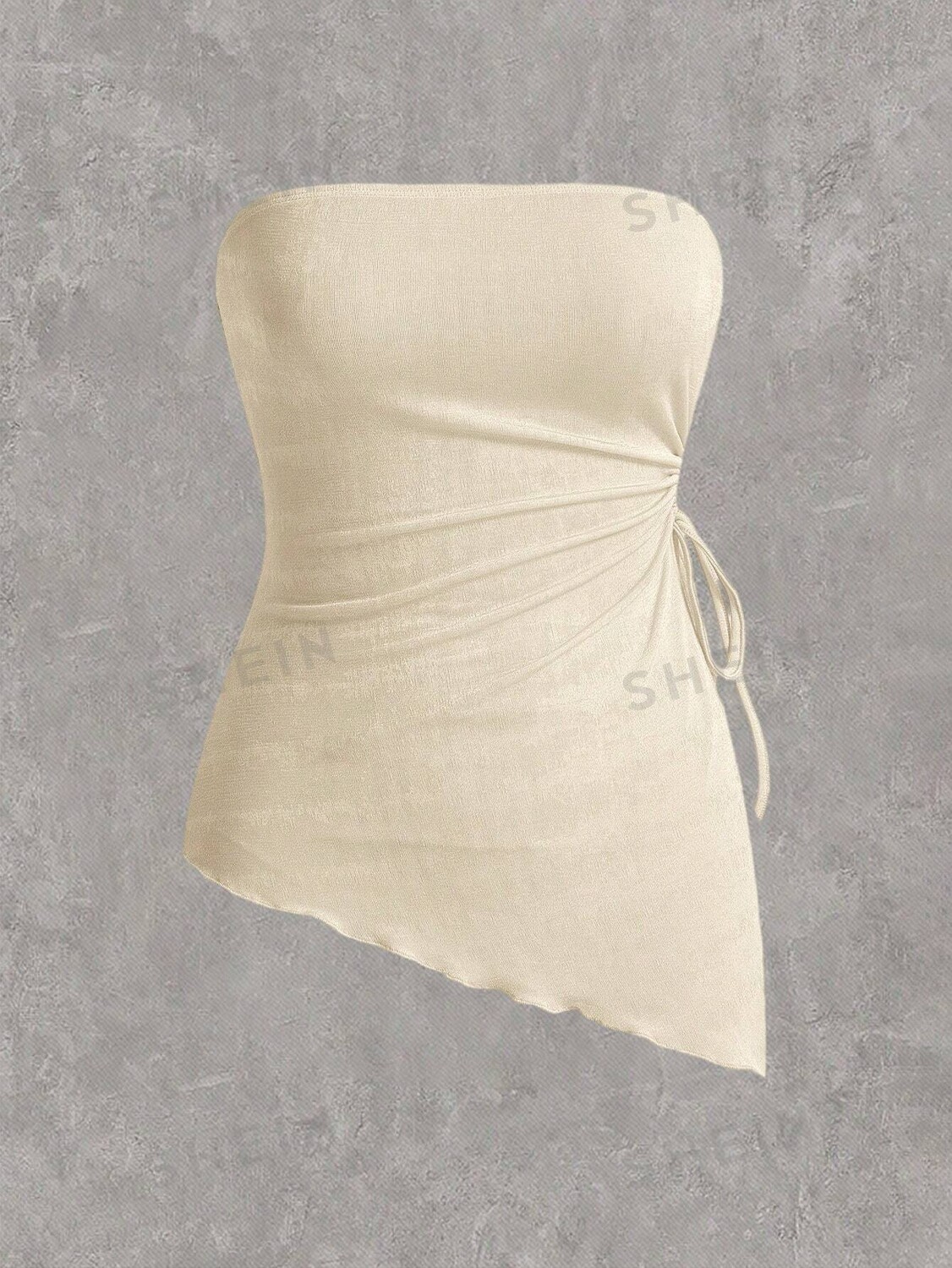 

Топ-бандо женский Shein Mod асимметричный, абрикосовый
