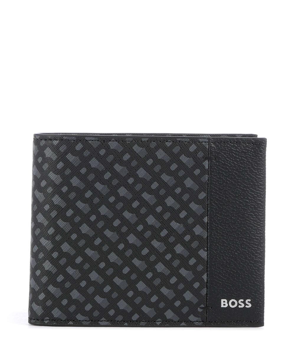 

Кошелек zair из зерненой кожи Boss, черный