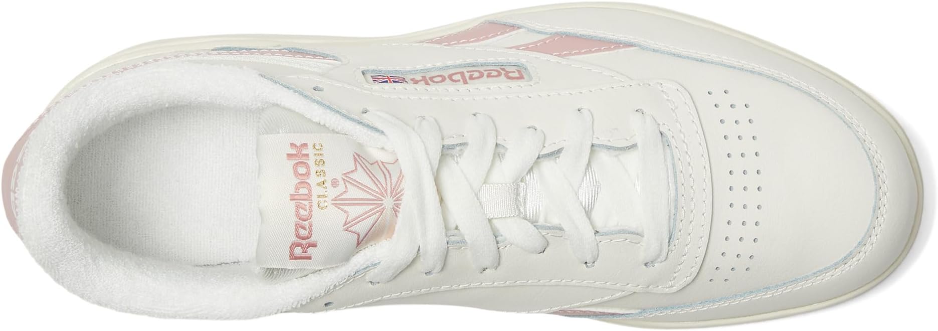 Кроссовки Reebok Lifestyle Women's Club C Double, цвет Chalk/Smokey Rose — фото 2