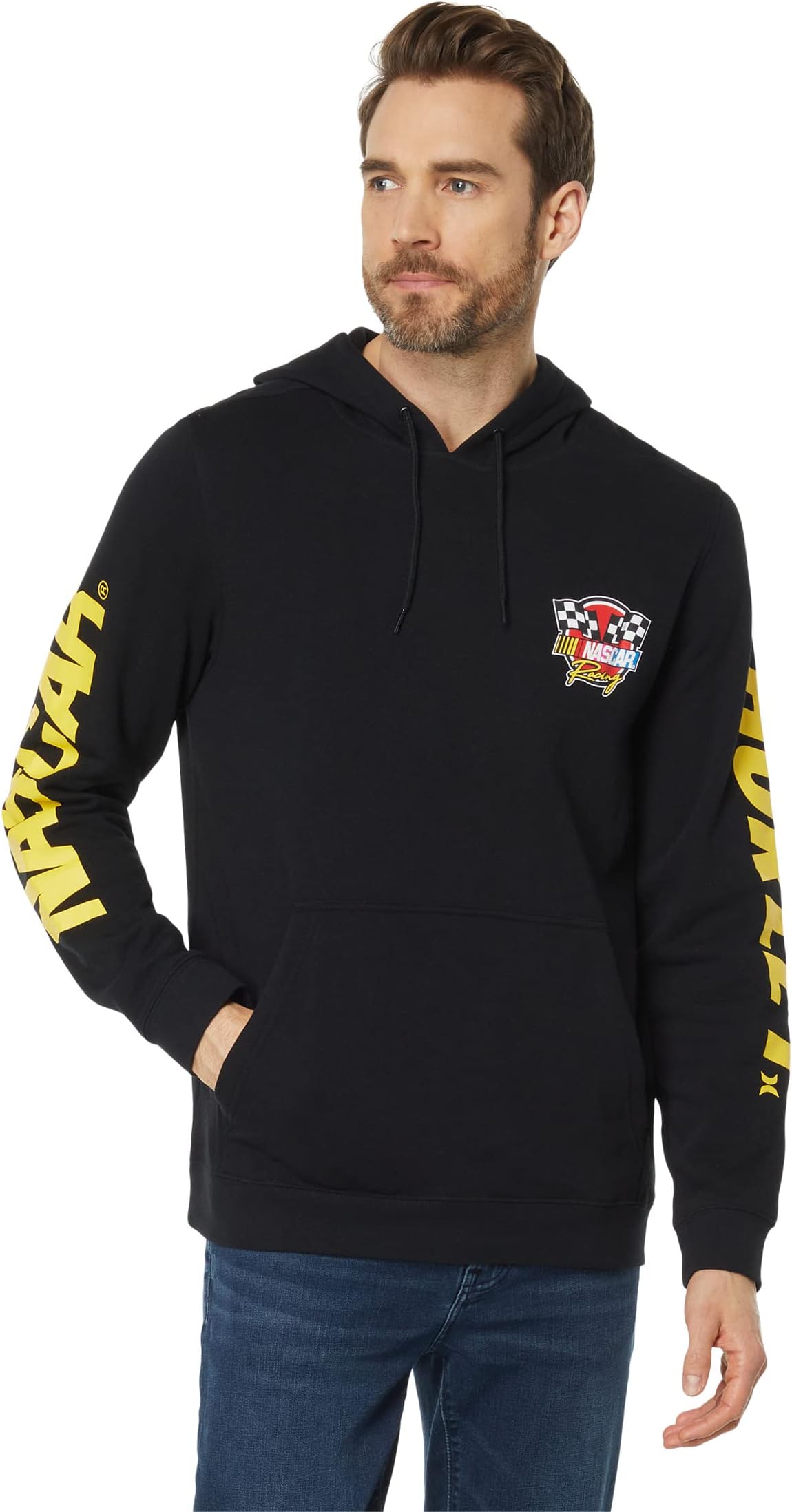 

Худи Hurley Nascar Fleece Pullover Hoodie, черный