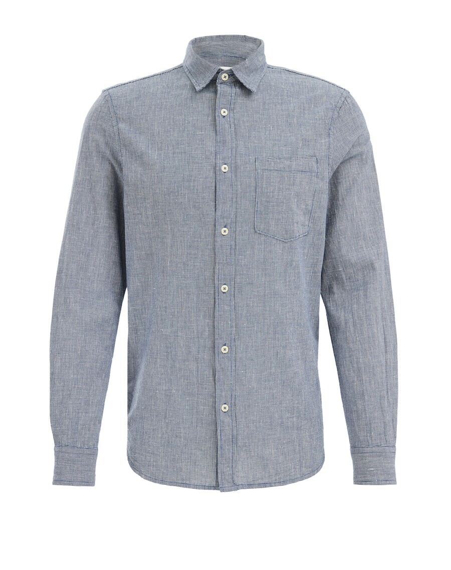 

Клетчатая рубашка WE Fashion Regular fit Button Up Shirt, светло-синий