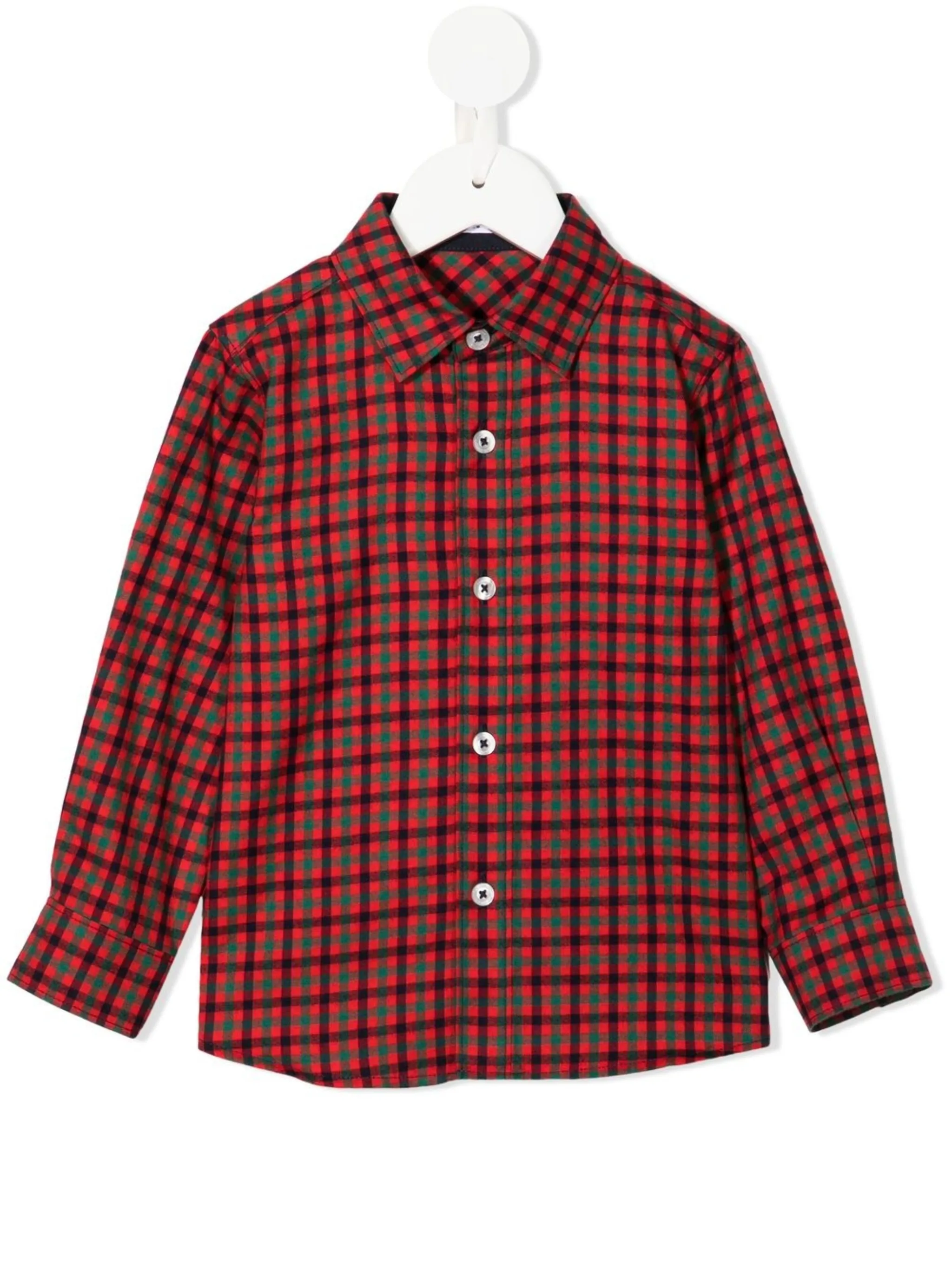 

Рубашка в клетку гингем Familiar, красный