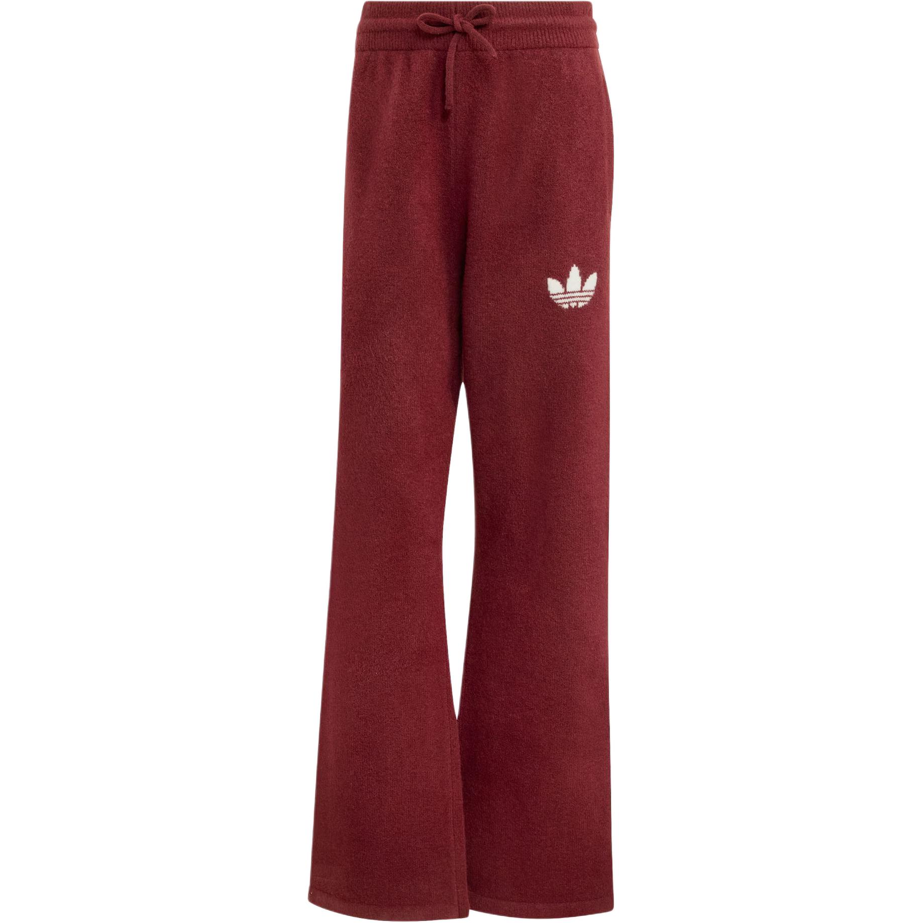 

Вязаные спортивные брюки FW25 Athletic Dept Adidas Originals, темно-красный