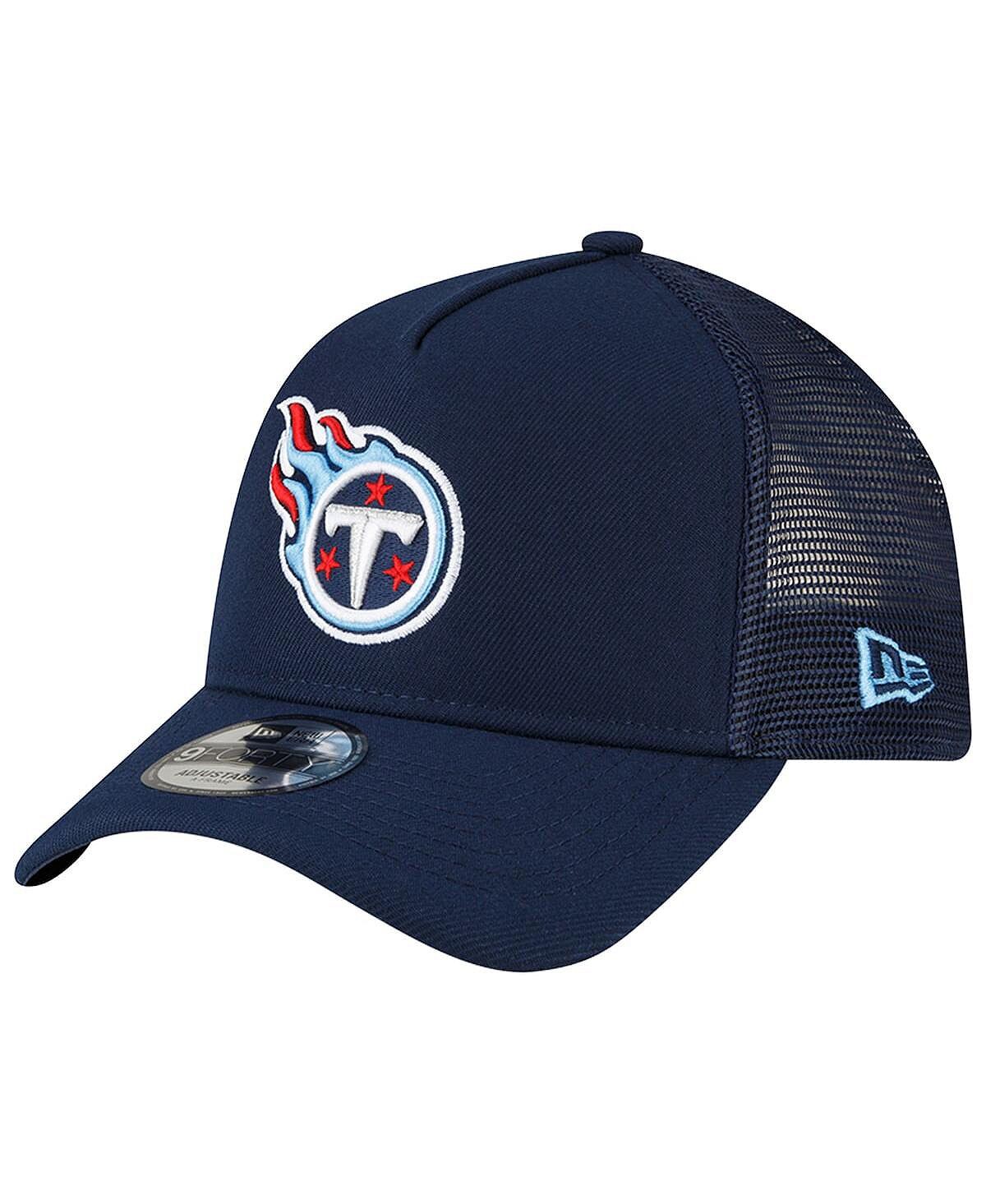 

Мужская темно-синяя регулируемая кепка Tennessee Titans A-Frame Trucker 9FORTY New Era