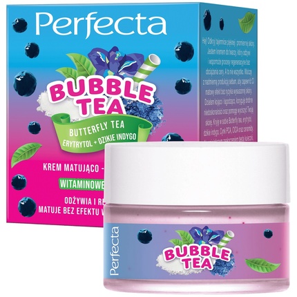 

Матирующий-регенерирующий крем Bubble Tea 50 мл Perfecta