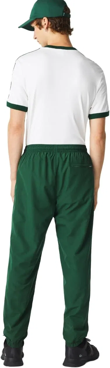 Брюки Lacoste мужские спортивные, стандартный крой, водоотталкивающая тафта, черный — фото 4