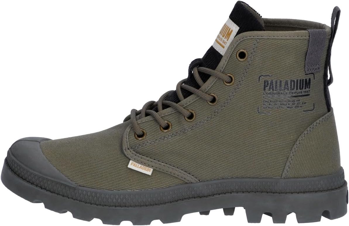 Мужские классические ботинки Palladium до щиколотки, зеленый — фото 2