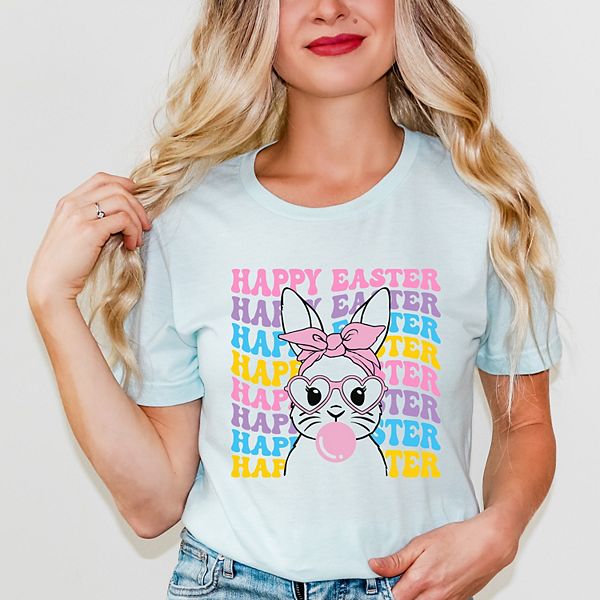 

Футболка с коротким рукавом Groovy easter bunny Simply Sage Market, Ice Blue