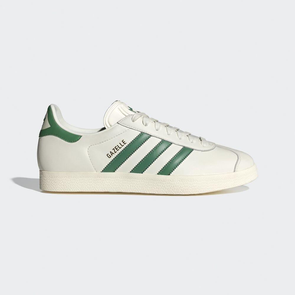 

Кроссовки Adidas Gazelle, цвет Off-White/Pre-Loved Green/College Green