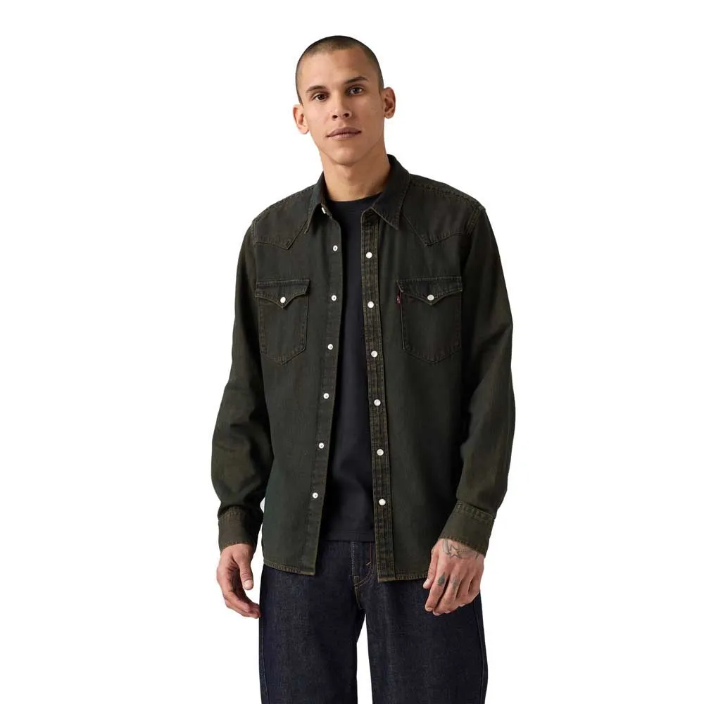 

Рубашка с длинным рукавом Levi's Classic Western Standard Fit, зеленый