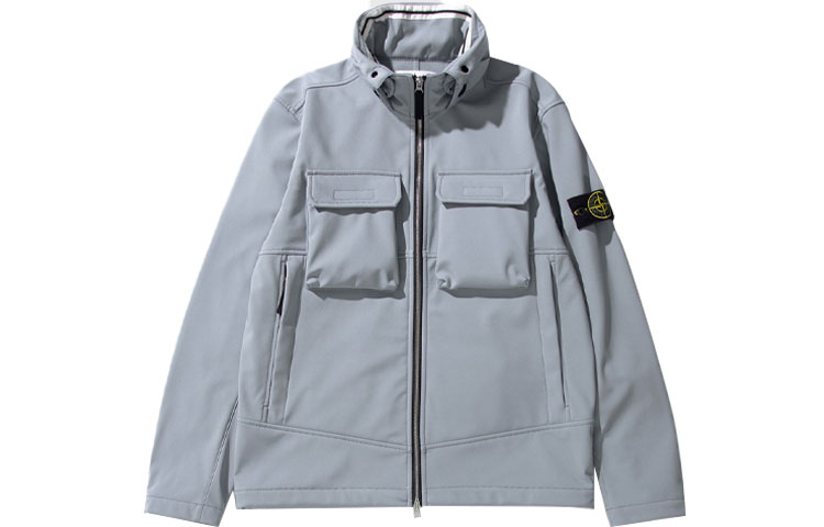 

STONE ISLAND Куртка и пальто LIGHT SOFTSHELL R SERIES SOFTSHELL мужская пыльно-серый