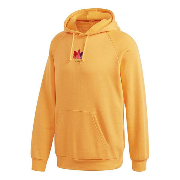

Толстовка originals 3d trefoil hood casual sports logo pullover gold color Adidas, золотой