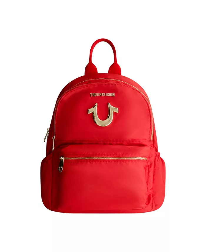 

Рюкзак с карманом на молнии Horseshoe True Religion, красный