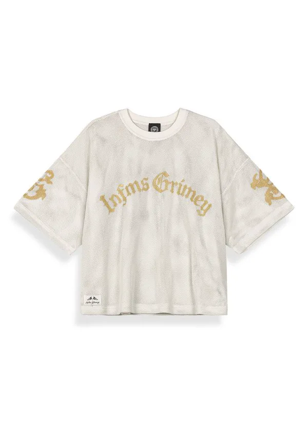 

Футболка свободного кроя «главный наблюдатель» с принтом Grimey, Off White