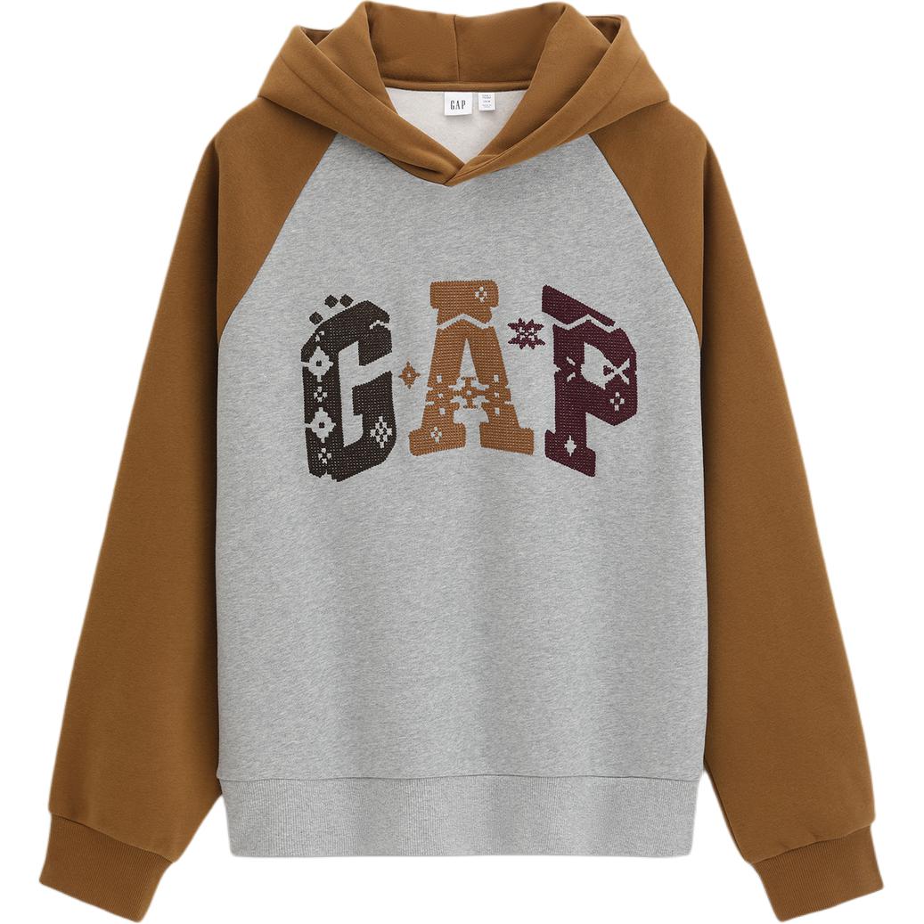 

Толстовка унисекс с капюшоном, средней плотности ткани, другие GAP, светлый серый