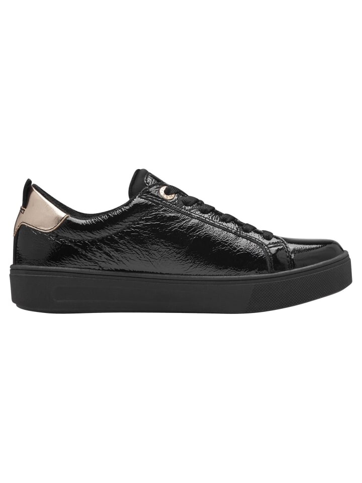 Кроссовки на шнуровке Tamaris COMFORT Sneaker, цвет BLACK PAT. — фото 3