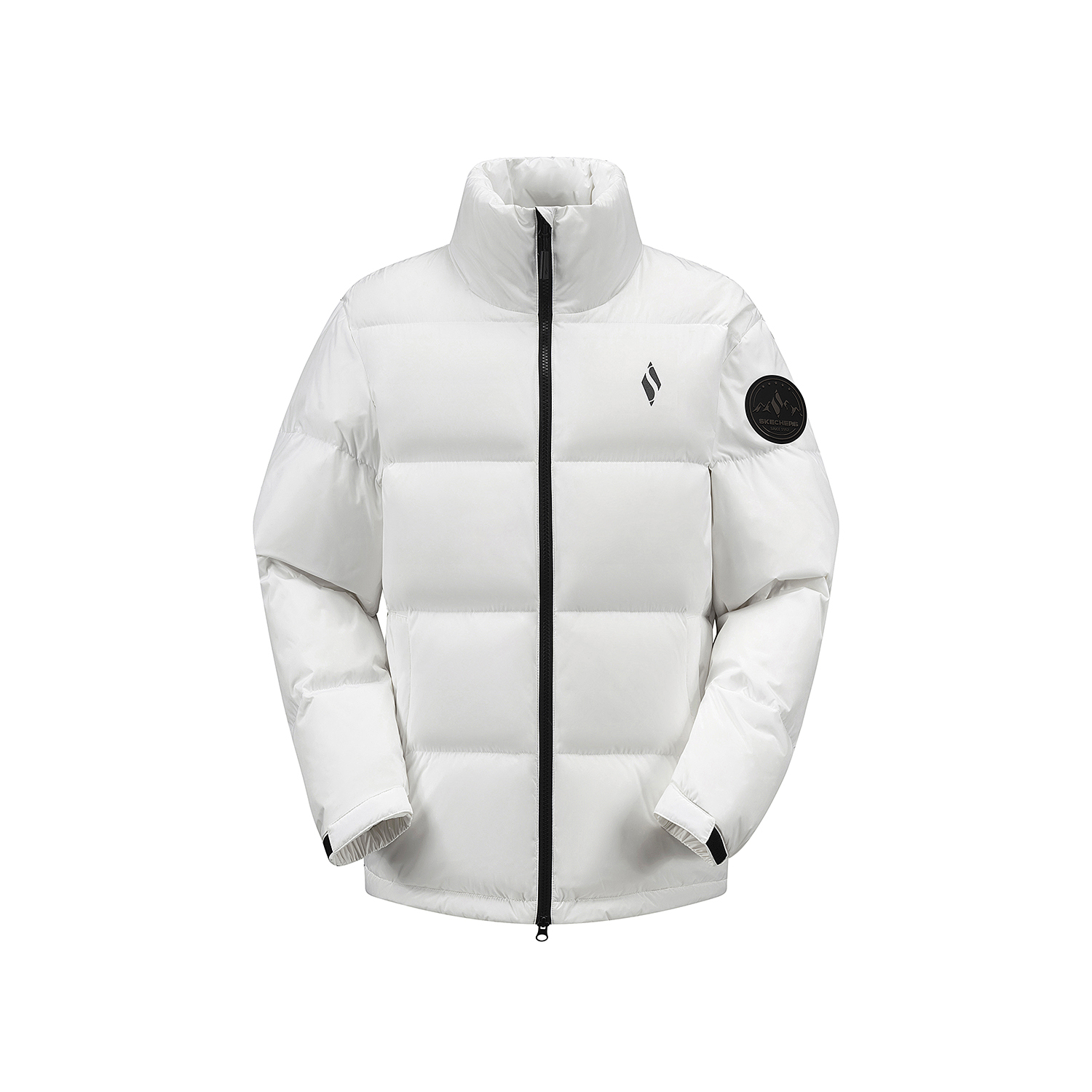 

Skechers Пуховая куртка-пальто серии Yazhuan, унисекс, угольно-черный цвет