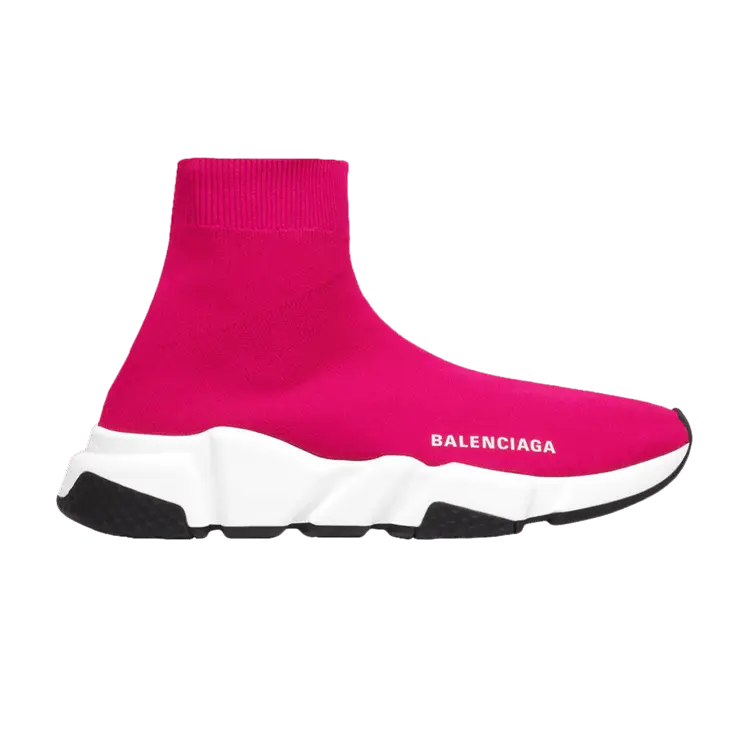 Кроссовки Balenciaga Wmns Speed Trainer Rose Fluo2019, розовый