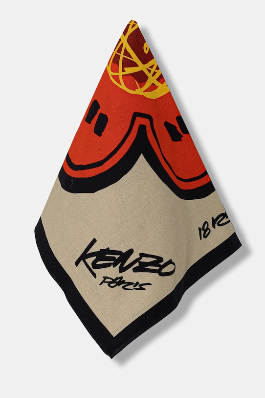 

Хлопковая косынка x Futura Kenzo, бежевый