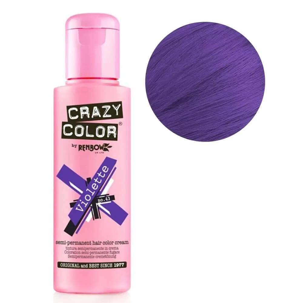 Полуперманентная краска для волос «Colouring Direct» 100 мл Violet от Crazy Color Renbow Crazy Color, Vorge