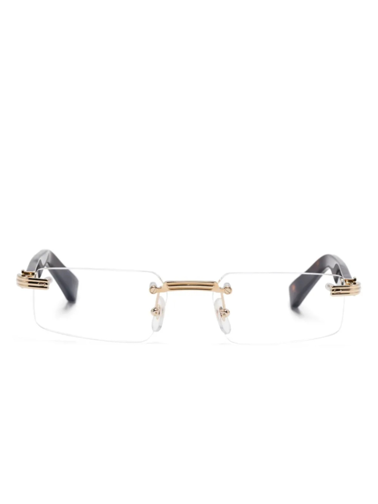 

Очки Сантос де Картье Cartier Eyewear, золотой