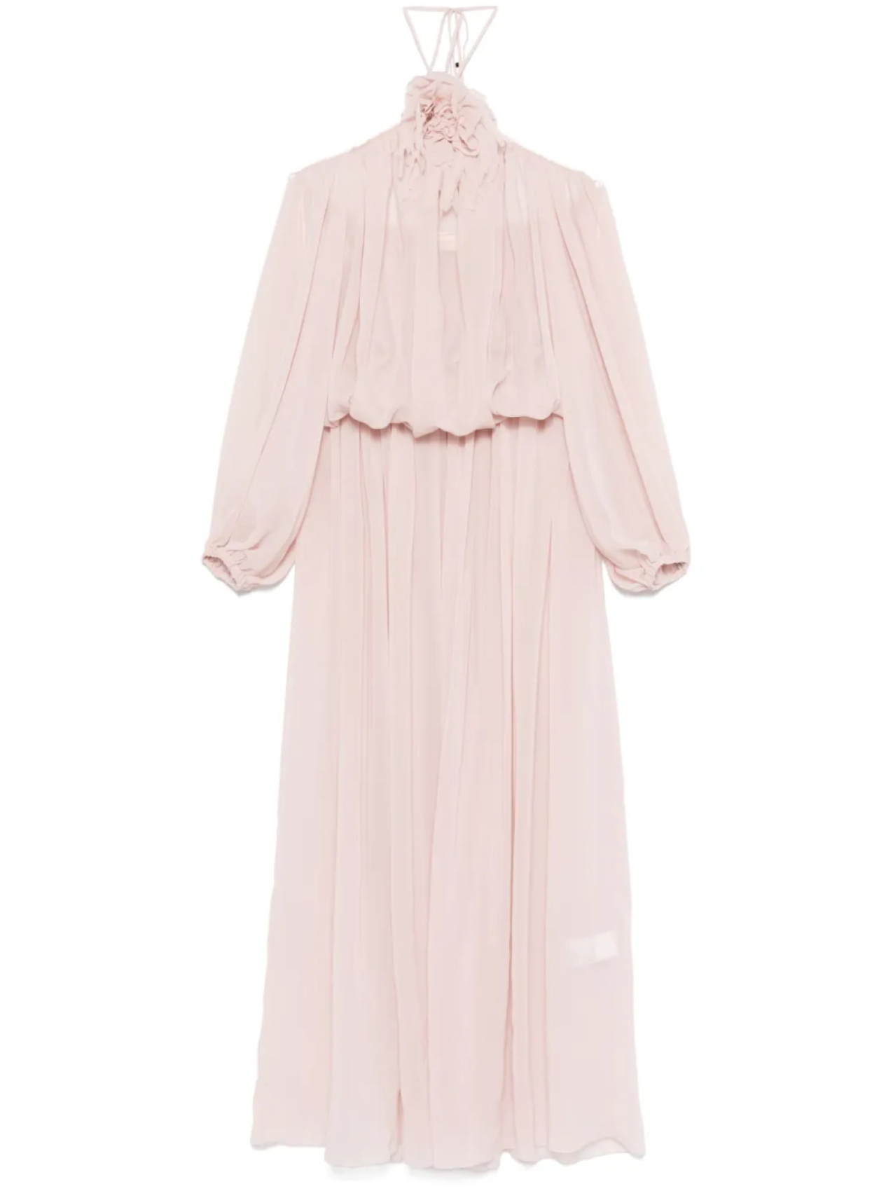 

Blumarine платье макси с брошью, розовый