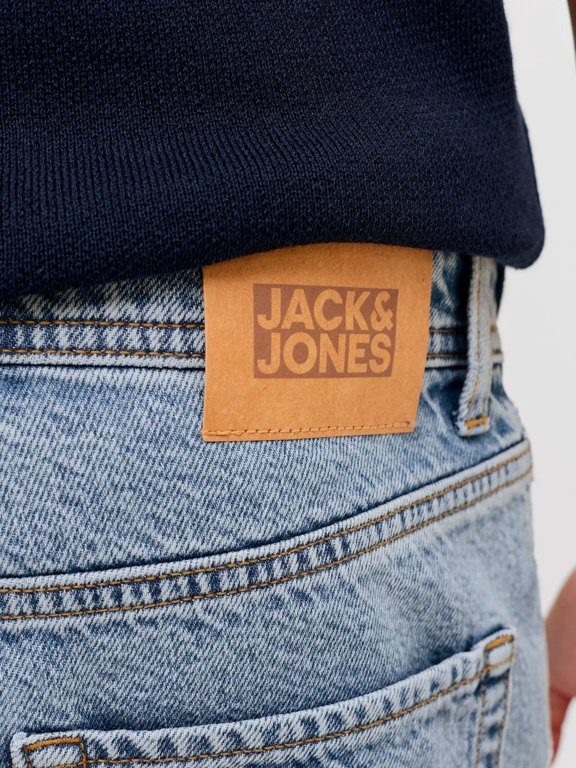 Джинсы Regular Fit из хлопка JACK & JONES Junior, blue denim — фото 4