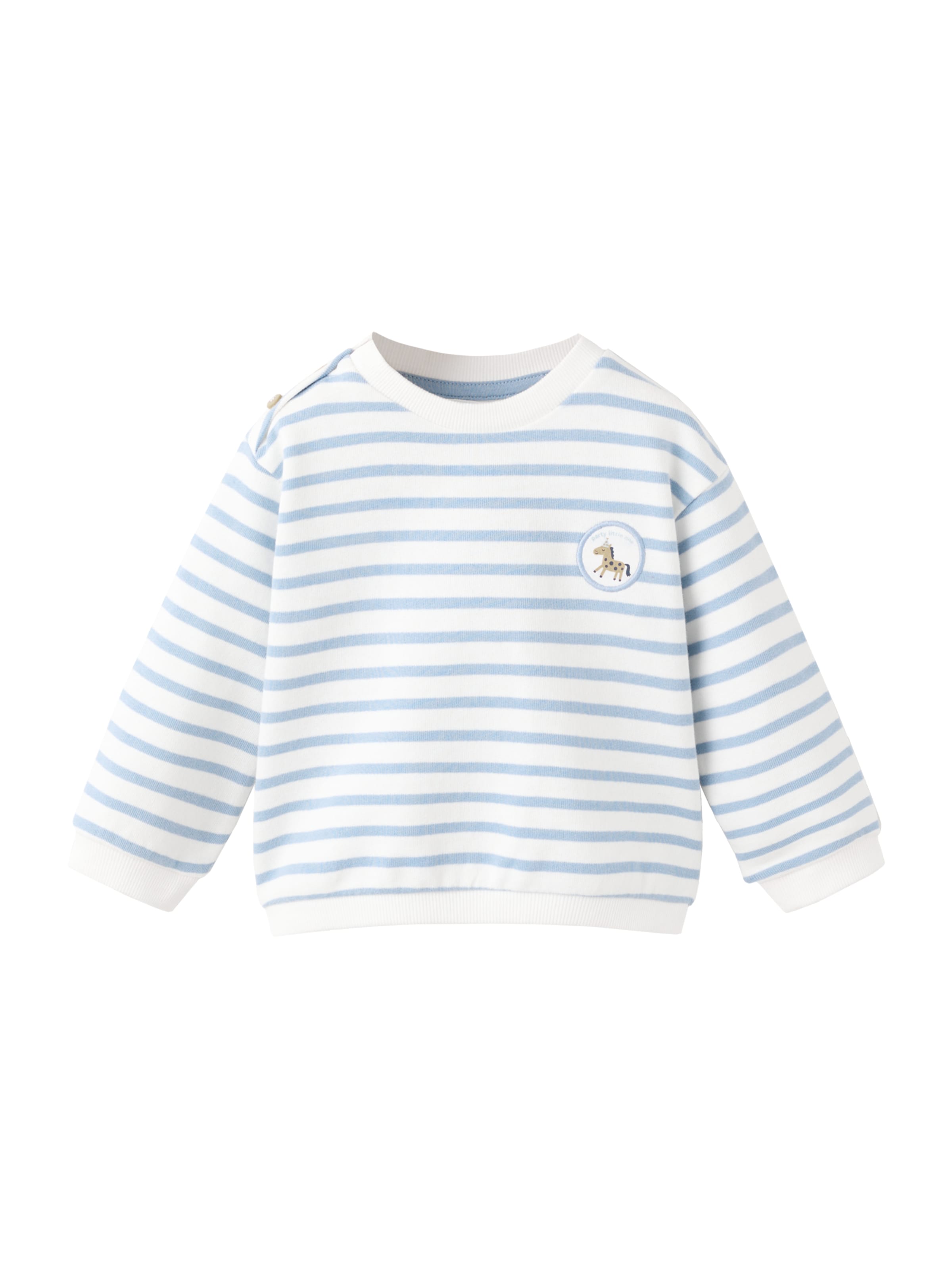 

MANGO KIDS Свитер 'HORSES' в светло-голубом цвете