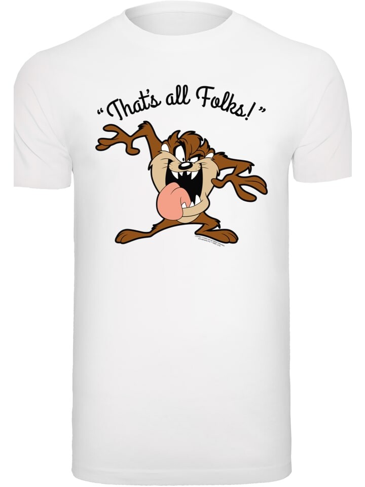 

Футболка F4NT4STIC Looney Tunes Taz Thats All Folks, белый