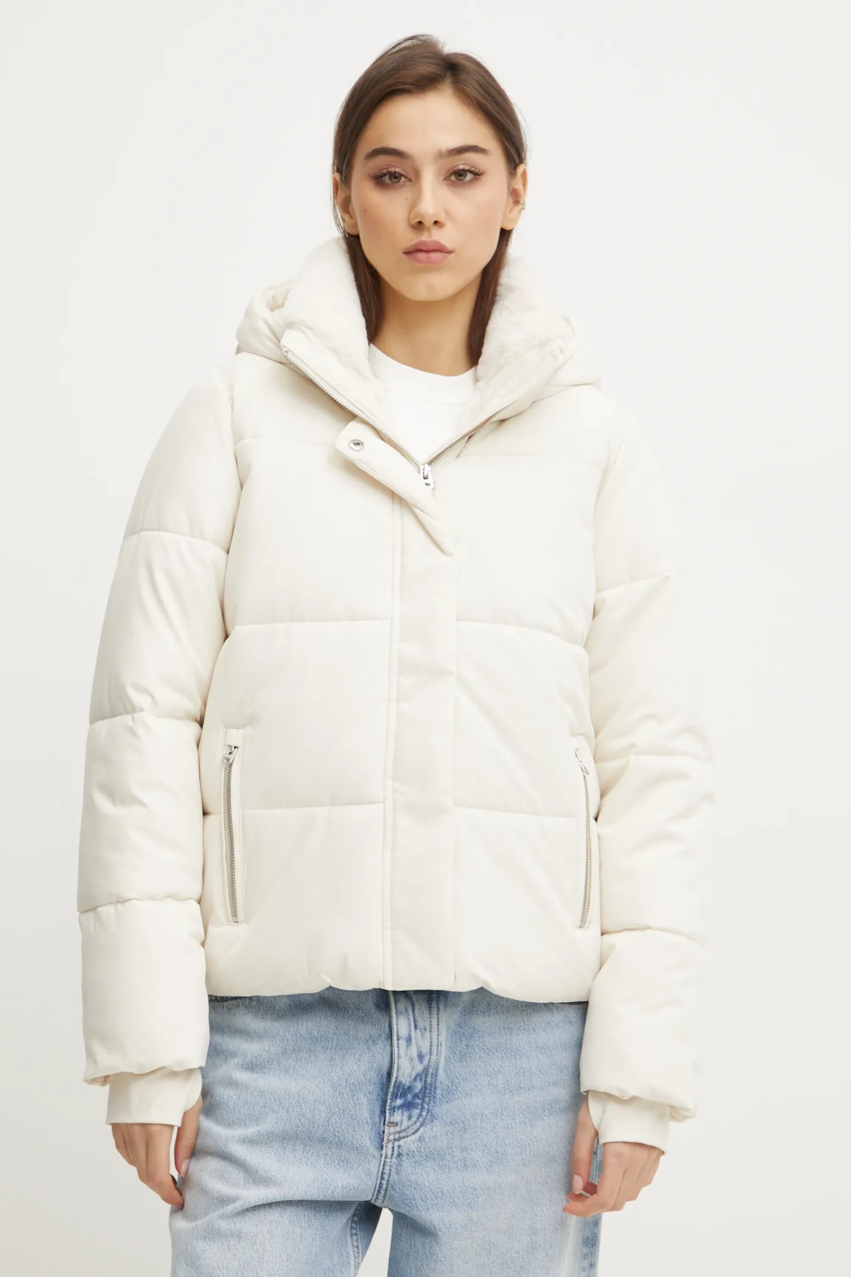 

Куртка Hollister Co., бежевый
