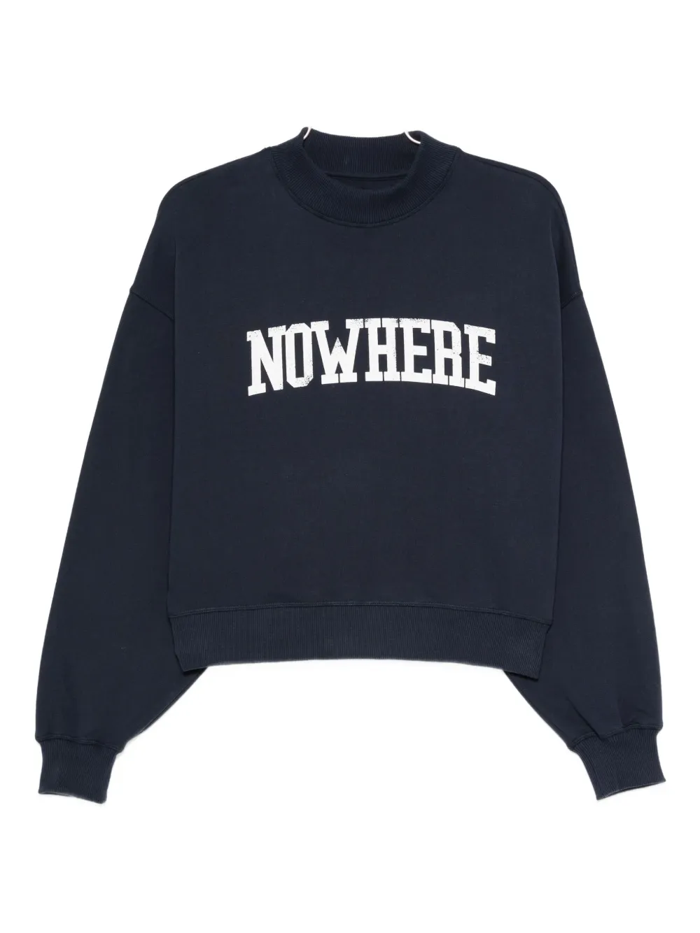 

Свитшот с принтом-слоганом THE NEW SOCIETY, синий