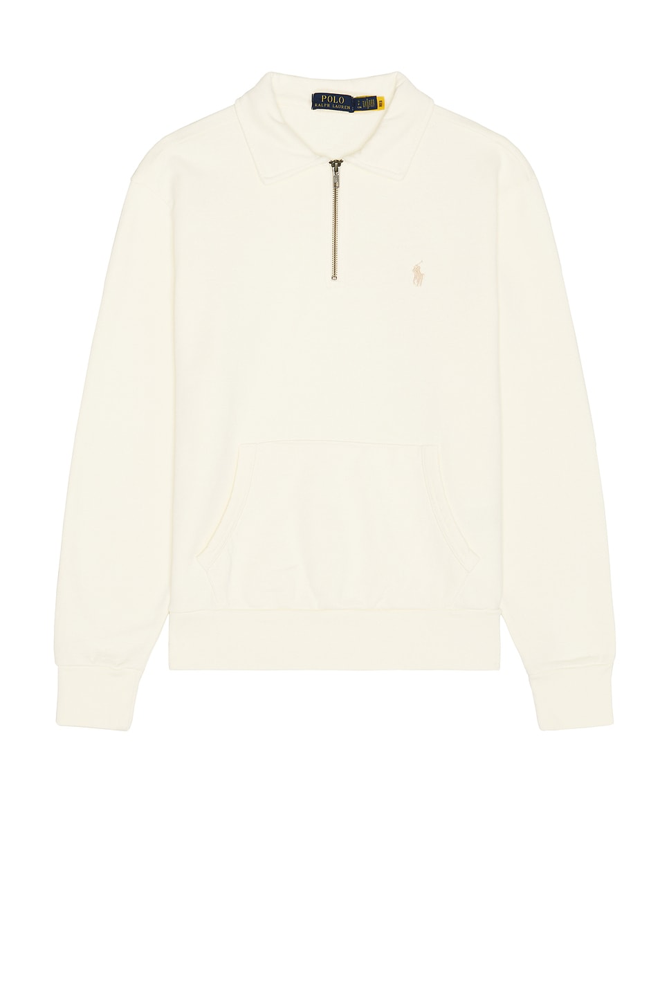 

Толстовка на молнии из терри Polo Ralph Lauren, clubhouse cream