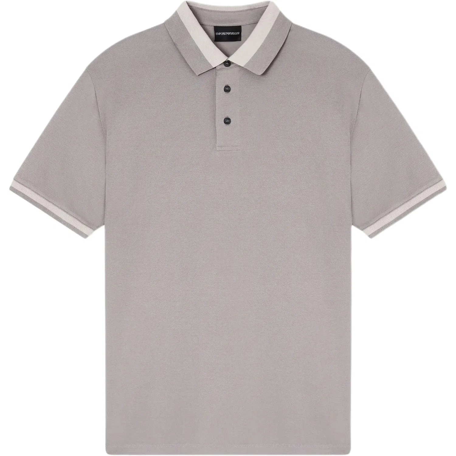 Поло с коротким рукавом Emporio Armani, цвет Taupe