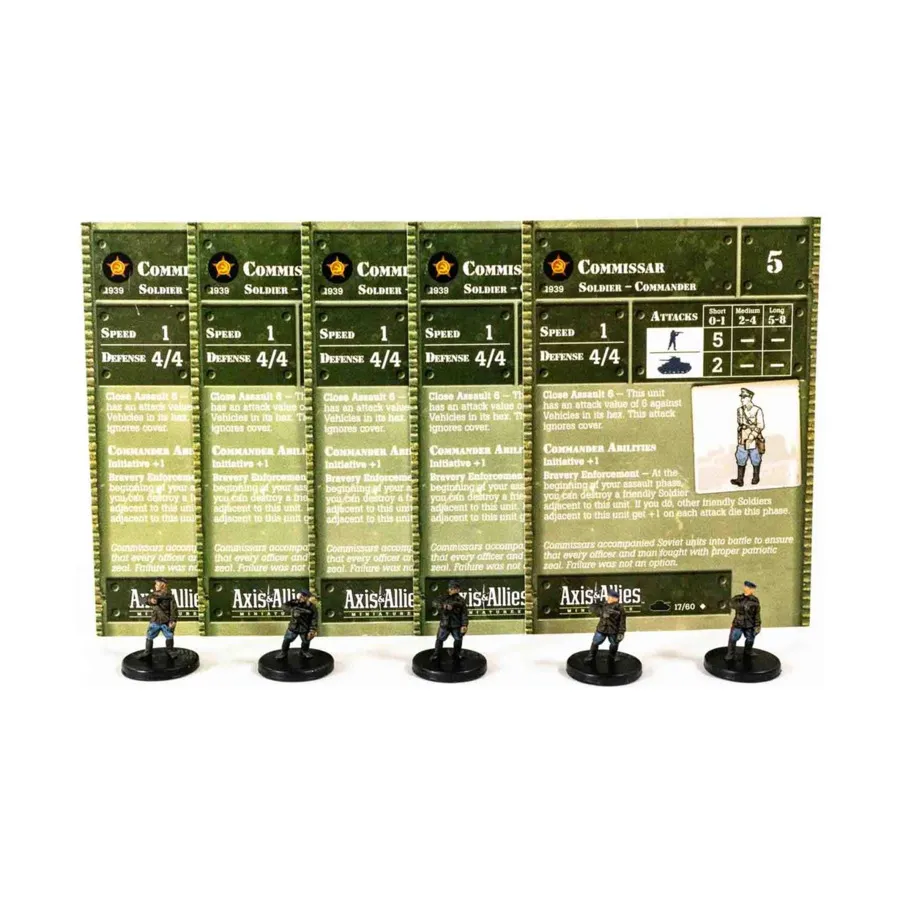 

Комиссар (1939-1945) (У) x5, Axis & Allies - Collectible Miniatures Game - 1939-1945 Singles